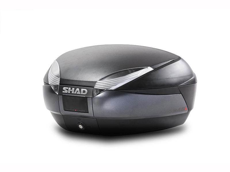 Vrchní kufr na motocykl SHAD SH48 tmavě šedý