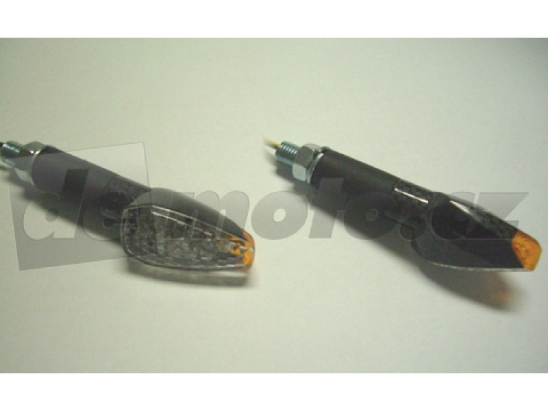 Blinkr LED diodový PEAK - karbonový - prodloužený (1ks)