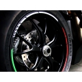 Proužky na ráfky GP Style - Italia (sada na celé moto)