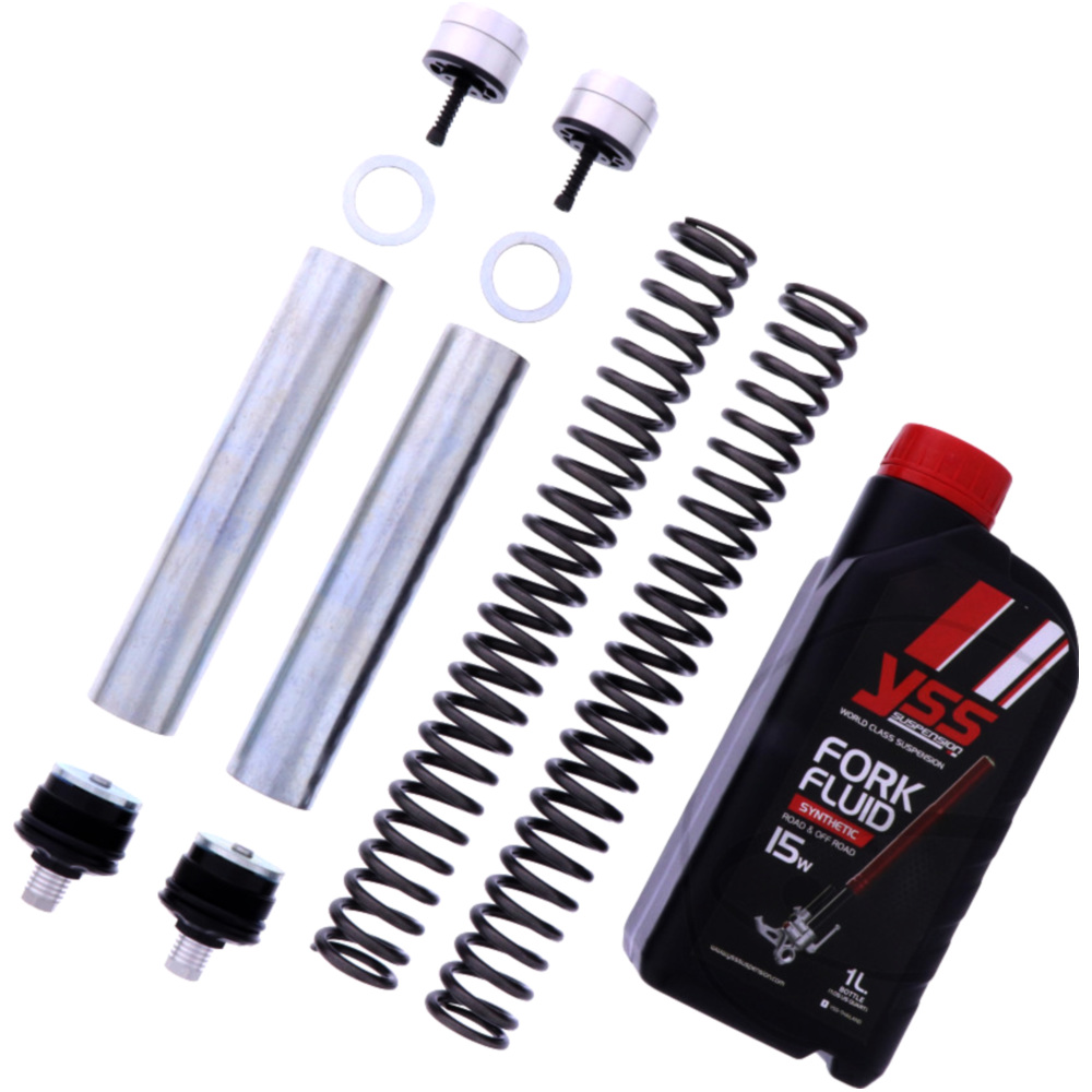 Royal Enfield Interceptor 650 INT EFI Twin 2018-2026 upgrade kit předních tlumičů YSS Y-FCM38-KIT-08-004