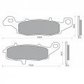 Kawasaki BJ 250 F1/F2 2002-2003 brzdové destičky přední SIFFERT MP181