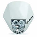 Polisport HMX DUAL LED - enduro maska s LED technologií - bílá
